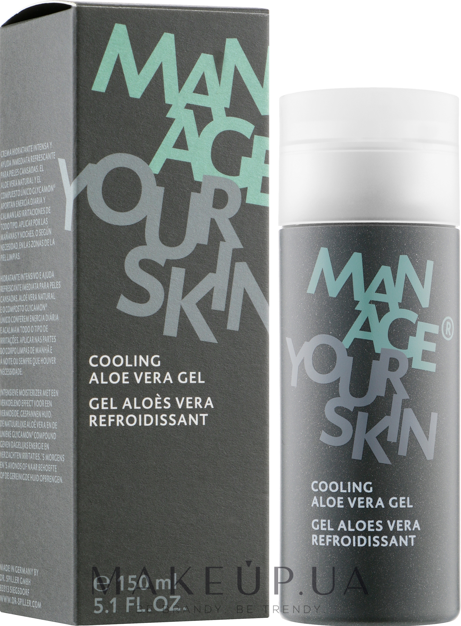 Освежающий гель "Алоэ вера" - Manage Your Skin Cooling Aloe Vera Gel — фото 150ml