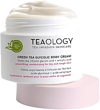 Розгладжувальний крем для тіла - Teaology Green Tea Glycolic Body Cream — фото N2