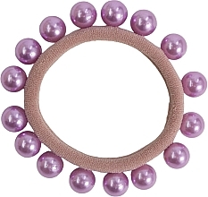 Парфумерія, косметика Резинка для волосся з перлами, рожева - Lolita Accessories