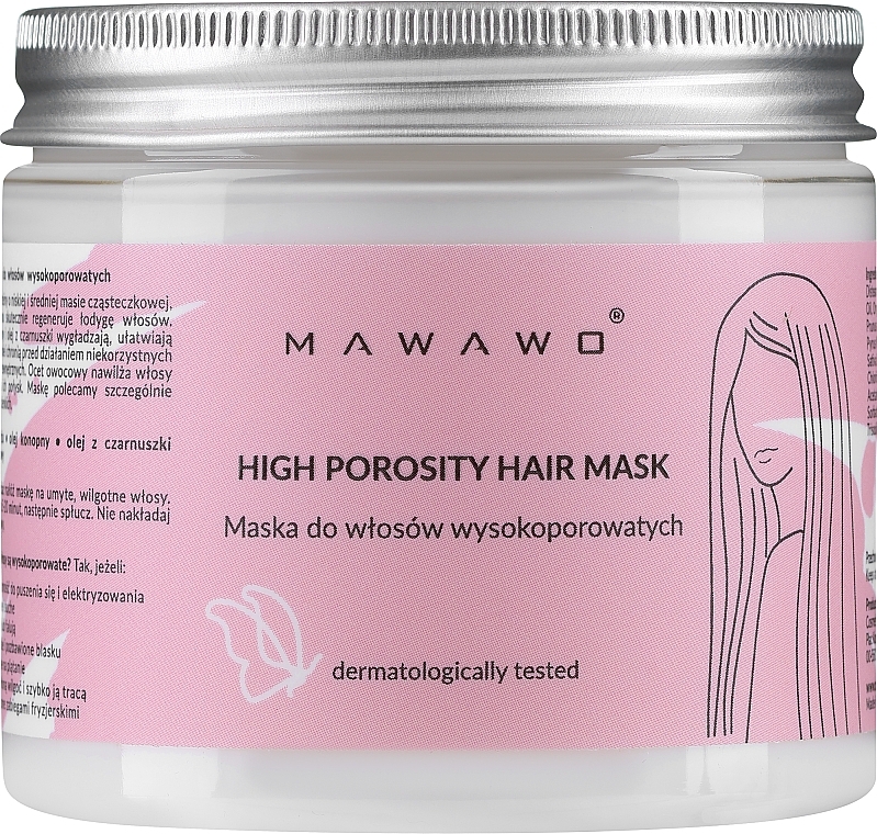 Маска для волос с высокой пористостью - Mawawo High Porosity Hair Mask — фото N1