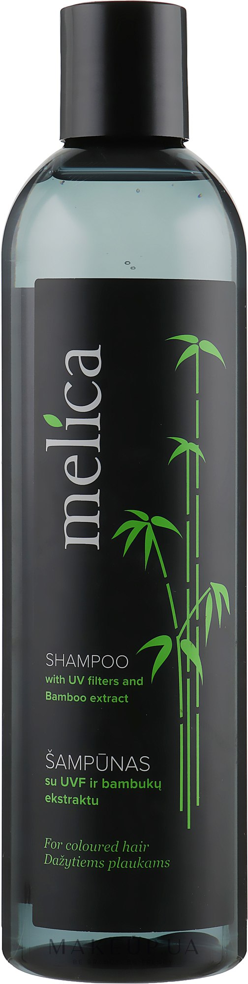 Шампунь з екстрактом бамбука і УФ-фільтрами - Melica Organic Shampoo — фото 300ml