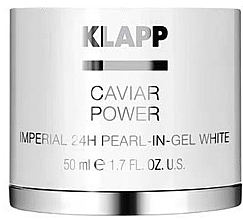 Крем-гель "Біла перлина-ікра Імперіал" - Klapp Caviar Power Imperial White Pearl-In-Gel — фото N1