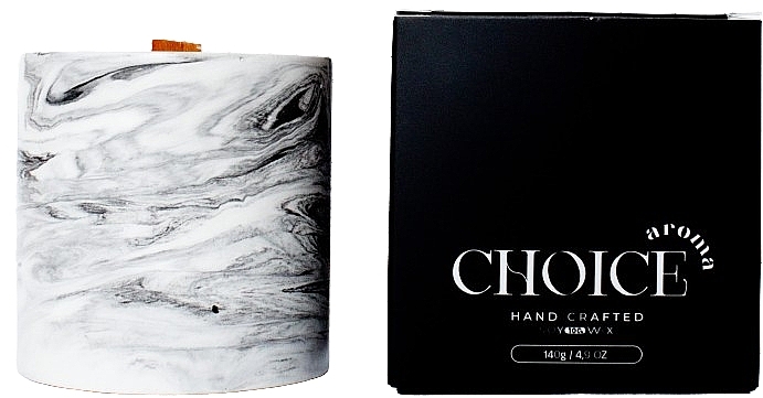 Парфумована свічка "Paris", мармур - Choice Aroma Candle — фото N1