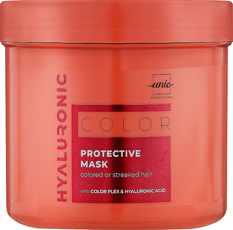 Маска для захисту фарбованого і мелірованого волосся - Unic Hyaluronic Color Protective Mask — фото N1