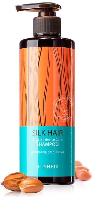 Шампунь для волос с арганой - The Saem Silk Hair Argan Intense Care Shampoo