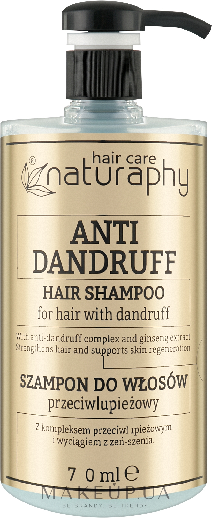 Шампунь для волосся з екстрактом женьшеня - Bluxcosmetic Naturaphy — фото 750ml