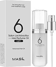 Парфумована олія для гладкості волосся - Masil Salon Lactobacillus Hair Perfume Oil Light — фото N2