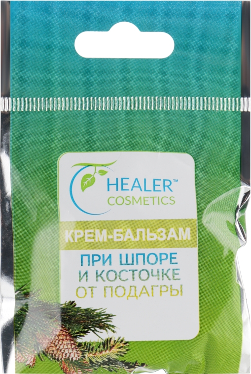 Крем-бальзам для ніг при шпорі і кісточці від подагри - Healer Cosmetics