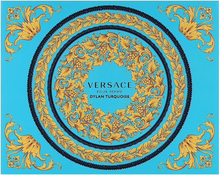 Versace Dylan Turquoise pour Femme - Набор (edt/50ml + b/gel/50ml + sh/gel/50ml) — фото N1