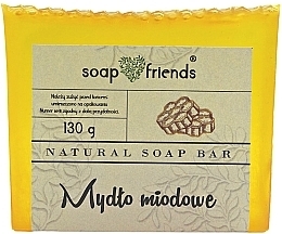 Гліцеринове мило для тіла "Медове" - Soap&Friends — фото N1