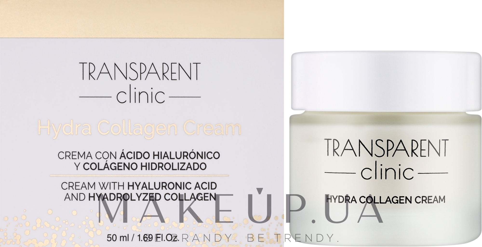 Крем для обличчя - Transparent Clinic Hydra Collagen Cream — фото 50ml