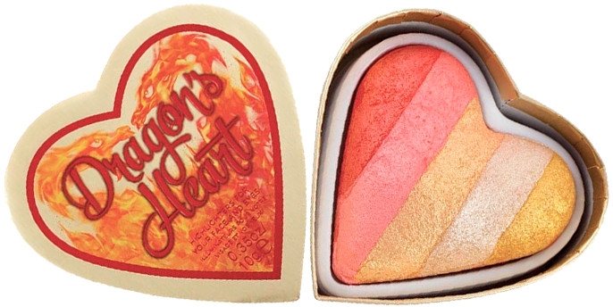 Хайлайтер для лица и глаз - I Heart Revolution Dragon’s Heart Highlighter