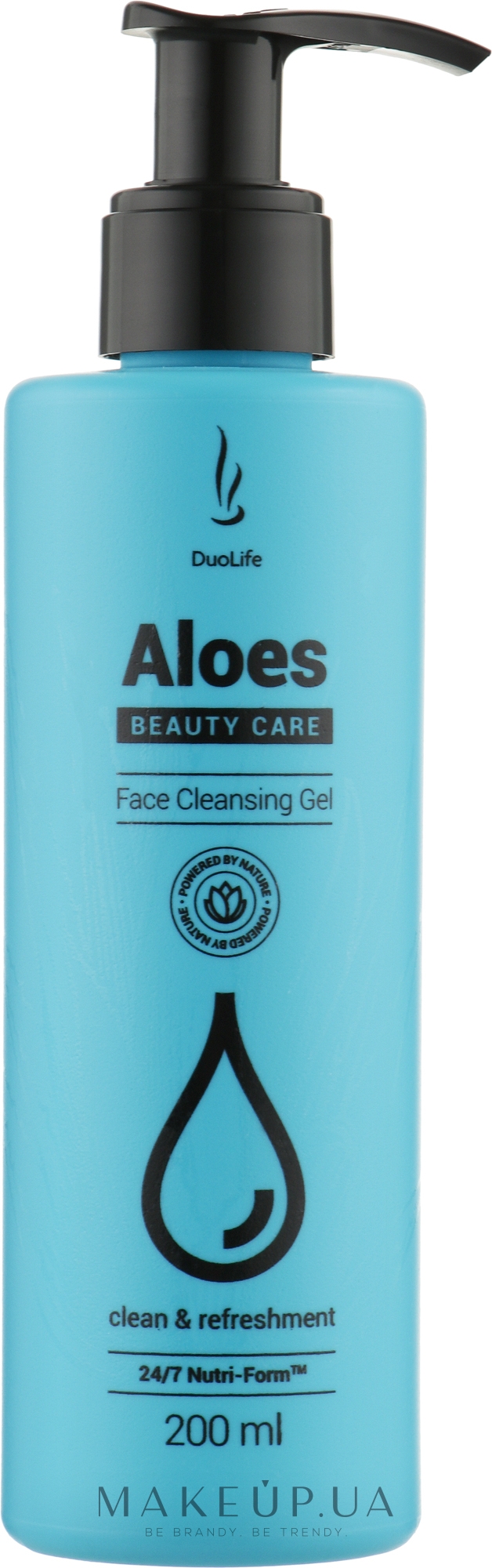 Очищувальний гель для вмивання - DuoLife Beauty Care Aloes Face Cleansing Gel — фото 200ml