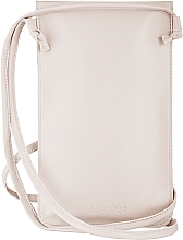Чехол-сумка для телефона на ремешке, бежевый "Cross" - MAKEUP Phone Case Crossbody Beige — фото N2