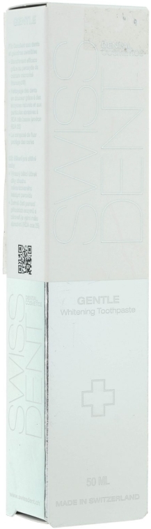 Отбеливающая зубная паста для чувствительных зубов - SWISSDENT Gentle Whitening Toothpaste — фото N3