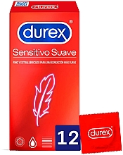 Парфумерія, косметика Презервативи, 12 шт. - Durex Sensitive Soft