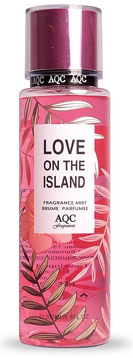 Парфюмированный мист для тела - AQC Fragrances Love On The Island Body Mist — фото N1