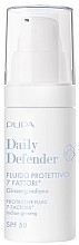 Захисний флюїд для обличчя - Pupa Daily Defender Protective Fluid 7 Factors Indian Ginseng SPF 50 — фото N1