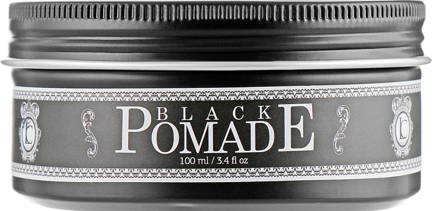 Черная помада для стайлинга волос для мужчин - Lavish Care Black Pomade Medium Hold Black — фото N2