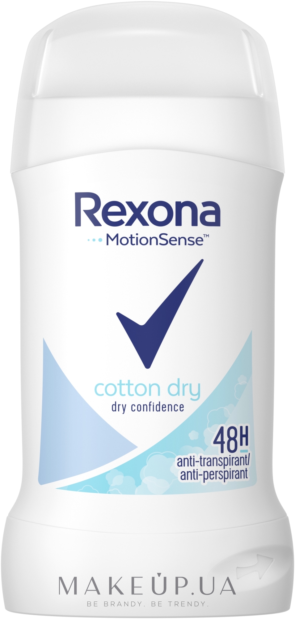 Дезодорант-стік для жінок "Cotton Dry" - Rexona MotionSense Woman Cotton Dry — фото 40ml
