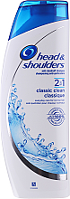 Парфумерія, косметика Шампунь 2в1 проти лупи - Head & Shoulders Classic Clean *