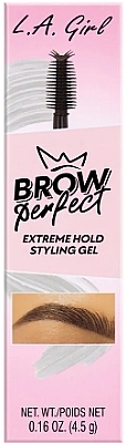 Гель для укладання брів - L.A. Girl Brow Perfect Extreme Hold Styling Gel — фото N1