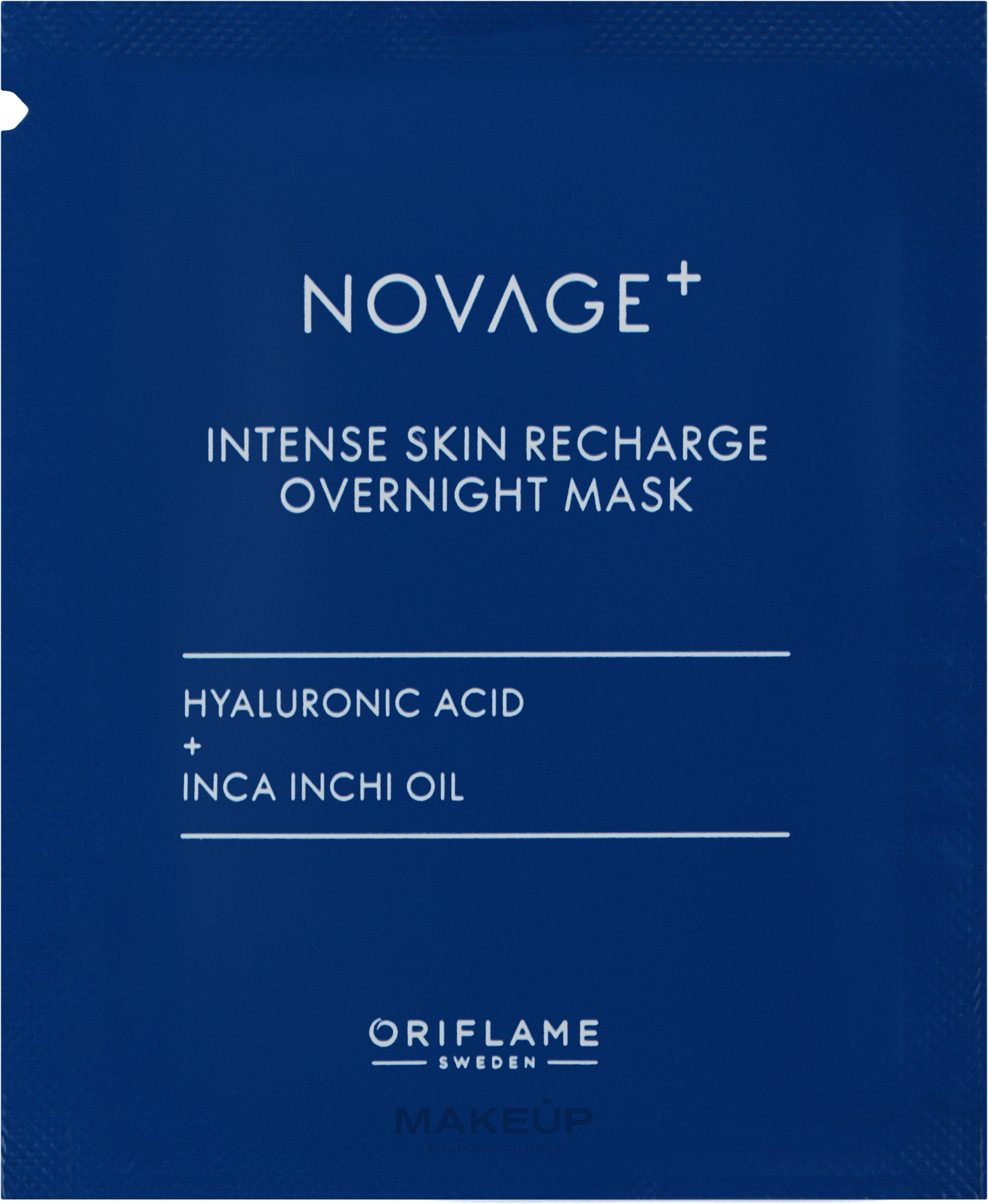 Ночная маска для интенсивного восстановления кожи - Oriflame NovAge Intense Night Mask (пробник) — фото 1.5ml