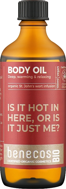 Олія для тіла "Звіробій" - Benecos BIO Organic St John's Wort Infused Body Oil — фото N1