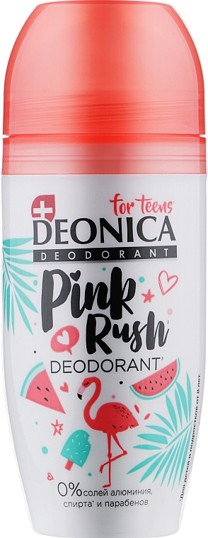 Дезодорант шариковый - Deonica For Teens Pink Rush
