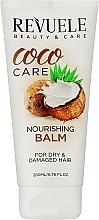 Живильний бальзам для волосся - Revuele Coco Oil Care Nourishing Balm — фото N1