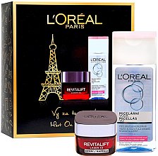 Парфумерія, косметика Набір - L'Oreal Paris Revitalift Kit (cr/50ml + micellar/200ml)