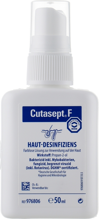 Розчин для дезинфекції - Cutasept F Haut-Desinfiziens — фото N1