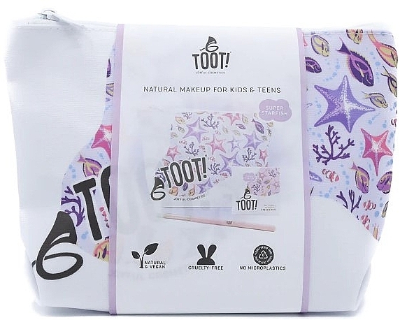 Набор - Toot! Super Starfish Eyeshadow Bag Set (eyesh/2,3g + brush/1pcs + bag/1pcs) — фото N2