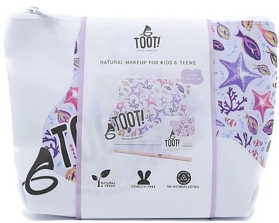 Toot! Super Starfish Eyeshadow Bag Set (eyesh/2,3g + brush/1pcs + bag/1pcs) - Toot! Super Starfish Eyeshadow Bag Set (eyesh/2,3g + brush/1pcs + bag/1pcs) — фото N2