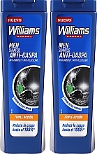 Набор - Williams Men Anti-Dandruff Shampoo Triple Action (shmp/2 x 250ml) — фото N1