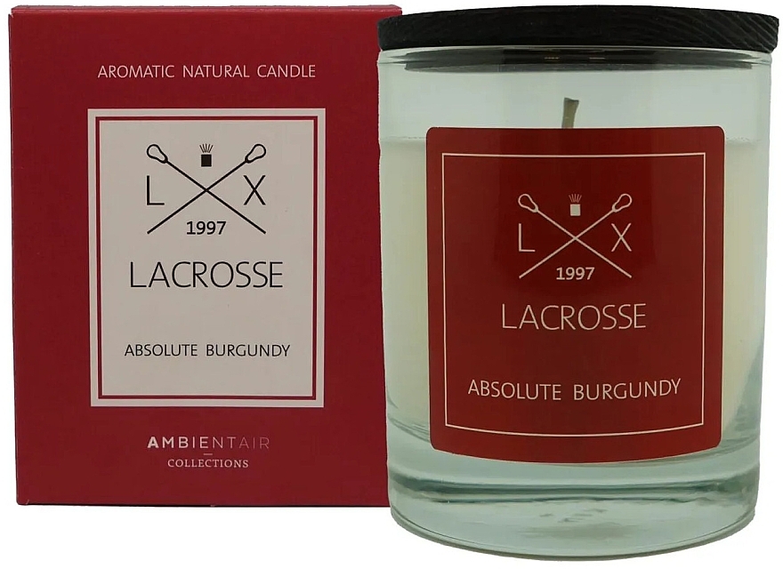 Ароматическая свеча - Ambientair Lacrosse Absolute Burgundy — фото N1