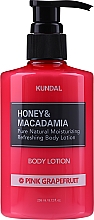 Лосьйон для тіла "Рожевий грейпфрут" - Kundal Honey & Macadamia Pink Grapefruit Body Lotion — фото N3