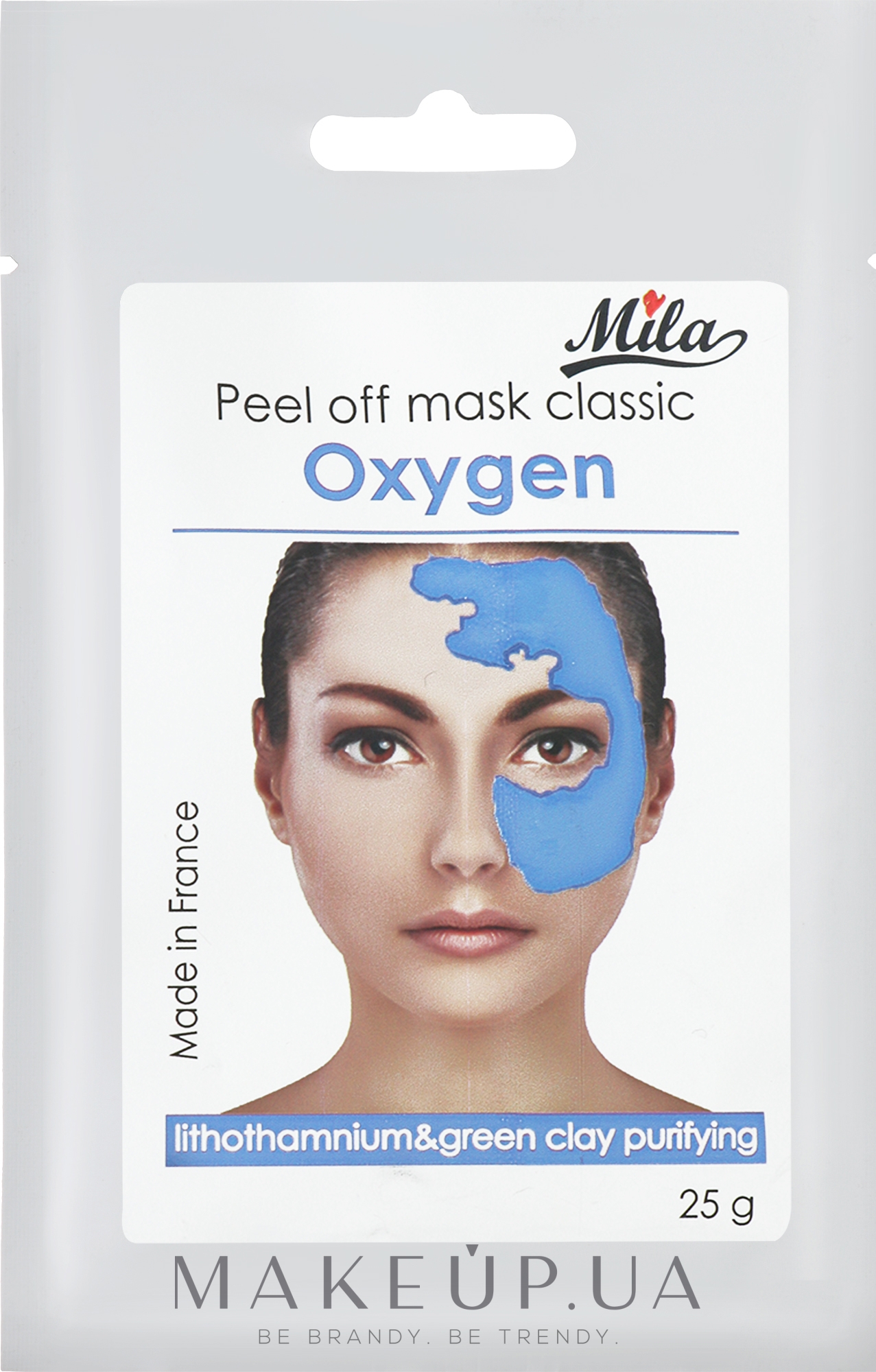 Маска альгінатна класична порошкова "Зелена глина, кисень" - Mila Purifying Peel Off Mask Lithothamnium Calcareum & Green Clay — фото 25g