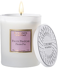 Ароматическая свеча "Свежий инжир" - Collines De Provence Fresh Fig Scented Candle — фото N1