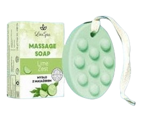 Массажное мыло "Цедра лайма" - Lovi Spa Massage Soap Lime Zest — фото N1