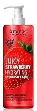 Парфумерія, косметика Зволожувальинй гель для душу та ванни "Соковита полуниця" - Revers Juicy Strawberry Hydrating Shower Gel & Bath