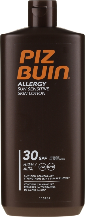 Солнцезащитный лосьон для тела - Piz Buin Allergy Sun Sensitive Skin Lotion SPF30 — фото N3