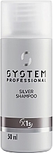 Духи, Парфюмерия, косметика Шампунь для светлых оттенков волос - System Professional Extra Silver X1s Shampoo (мини)