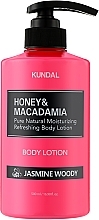 Парфумерія, косметика Лосьйон для тіла "Jasmine Woody" - Kundal Honey & Macadamia Body Lotion