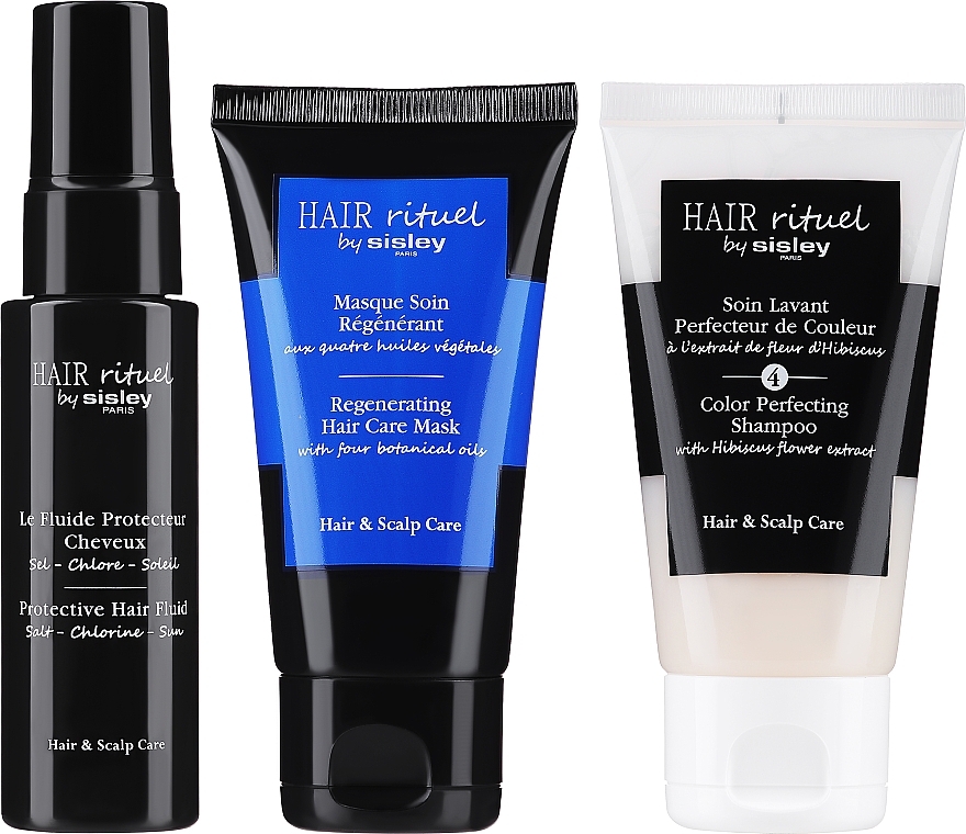 Набор - Sisley Hair Rituel Color Protection (shm/50ml +h/mask/50ml + h/fluid/40 ml) — фото N2