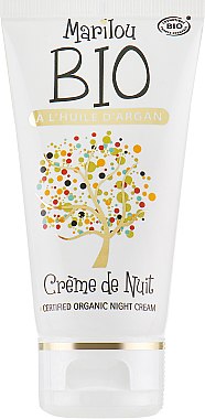 Ночной крем для лица увлажняющий - Marilou Bio Certified Organic Night Cream