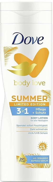 Лосьон для тела "Love Summer" - Dove Body Lotion with UVA/UVB Protection SPF15 — фото N1
