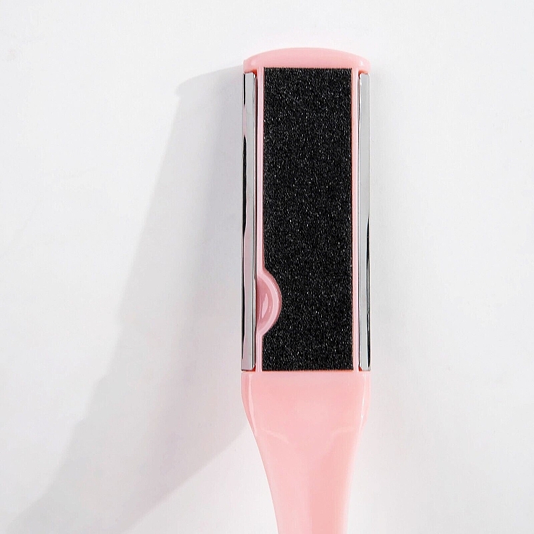 Тертка для стоп, рожева ручка - Brushworks Foot Rasp — фото N4