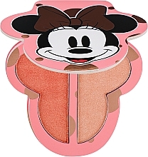 Палетка хайлайтерів - Makeup Revolution Disney's Minnie Mouse Minnie Forever Highlighter Duo — фото N1