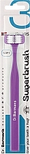 Трехсторонняя зубная щетка, стандартная, фиолетовая - Dr. Barman's Superbrush Regular — фото N1